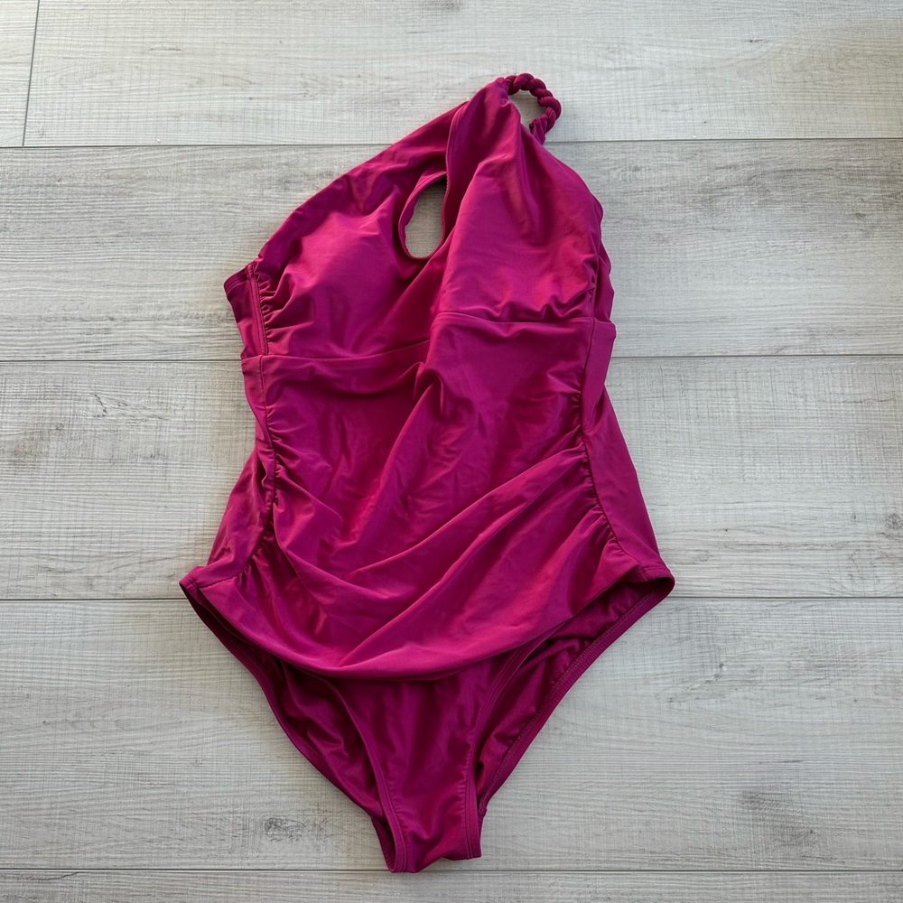 Shade & Shore Fuchsia Swimsuit